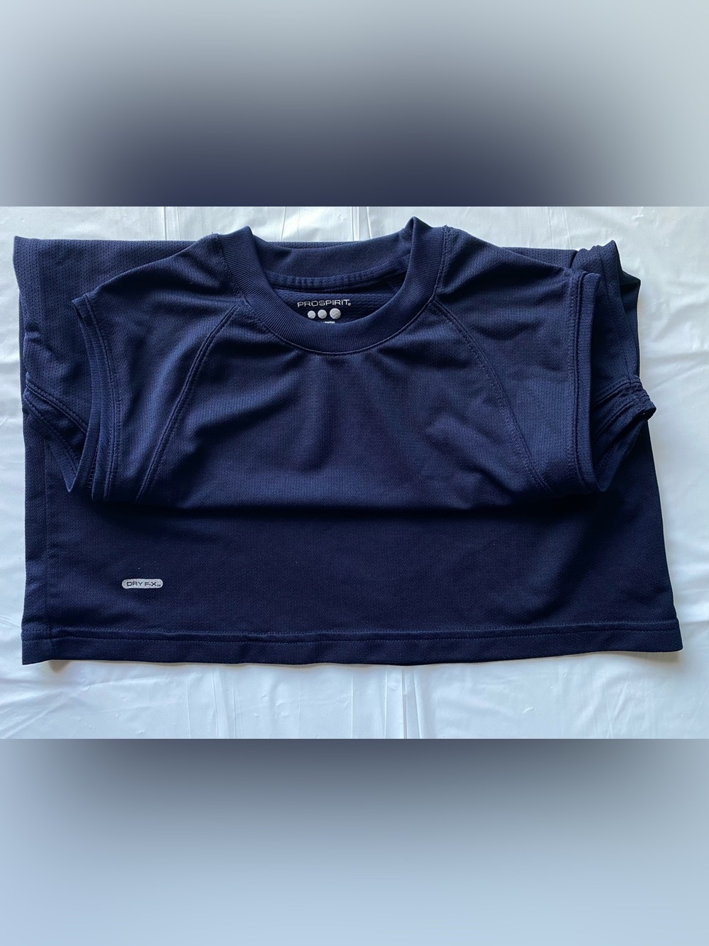 ProSpirit DRY F-X Mens Sleeveless Performance Shirt Navy Blue Gym Tank Top S